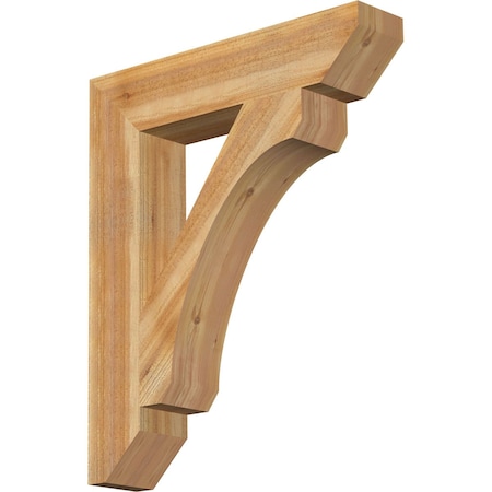 Legacy Slat Rough Sawn Bracket, Western Red Cedar, 6W X 30D X 36H